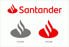 西班牙Santander銀行LOGO設(shè)計(jì)，改善用戶